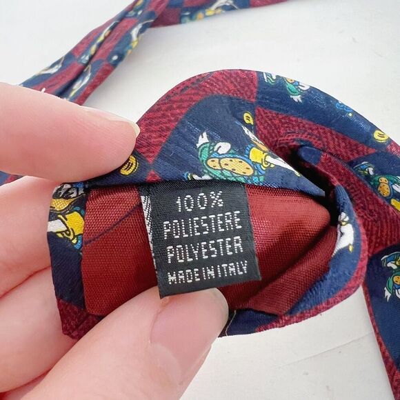 Vintage Disney Donald Duck Golfing Tie Father's Day Gift Golf Lover - Picture 4 of 7